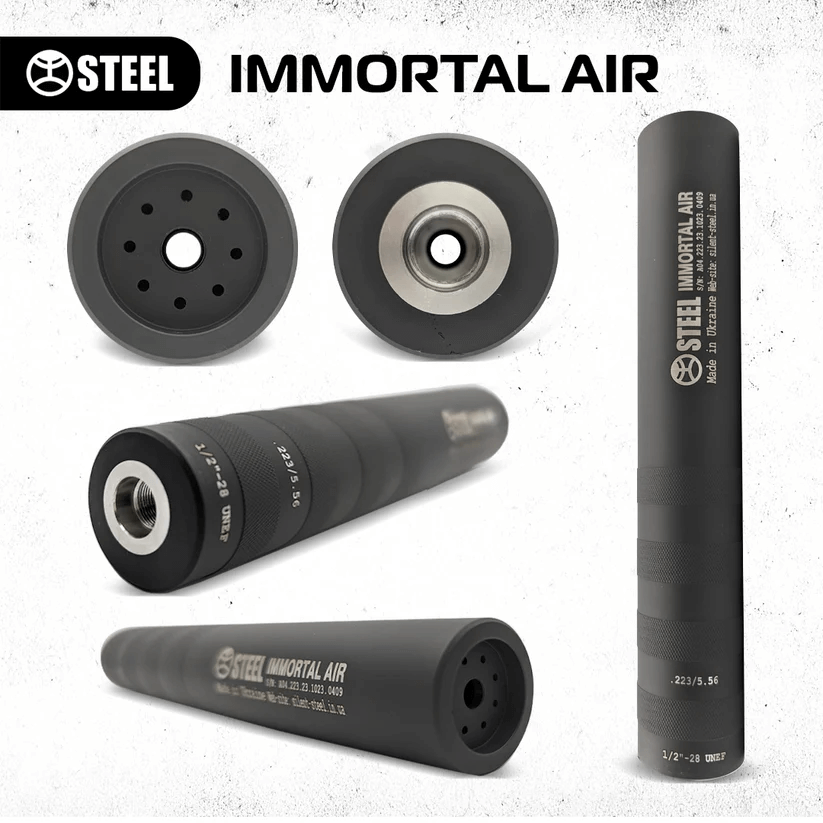 Саундмодератор Steel IMMORTAL Air .223 1/2x28 Фото 2
